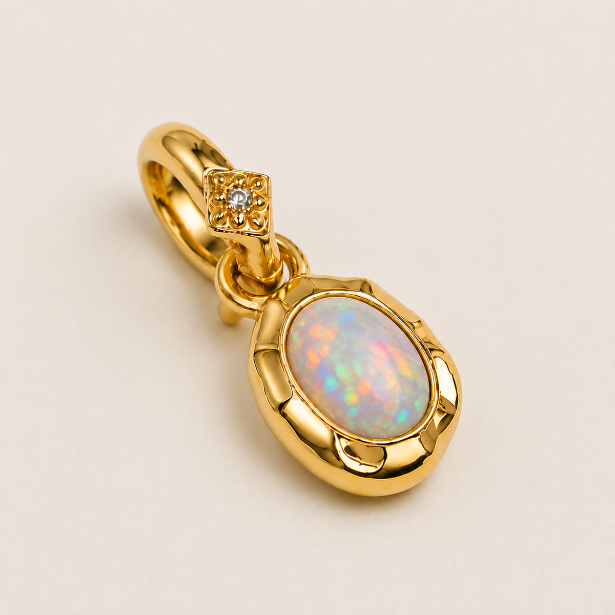 Elegant Stone Pendant Necklace for Women – Stainless Steel Minimalist Jewelry, Gold Necklace with Colorful Stone Pendant, Gift for Her